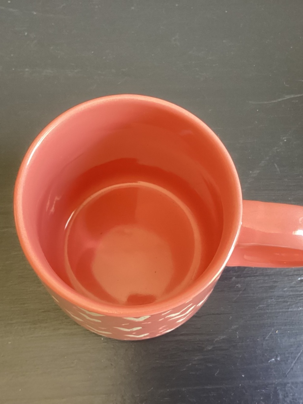 Thyme & Table 16oz Ceramic Coffee Mug Pink With White Hearts - Picture 5 of 5
